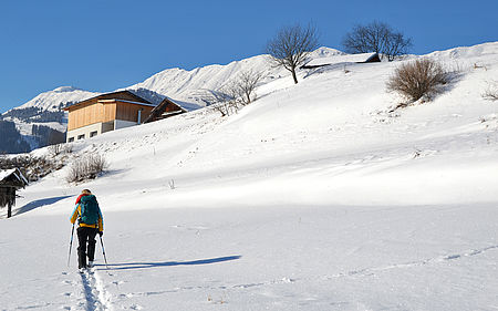 Schneeschuhwandern Fisser Felder