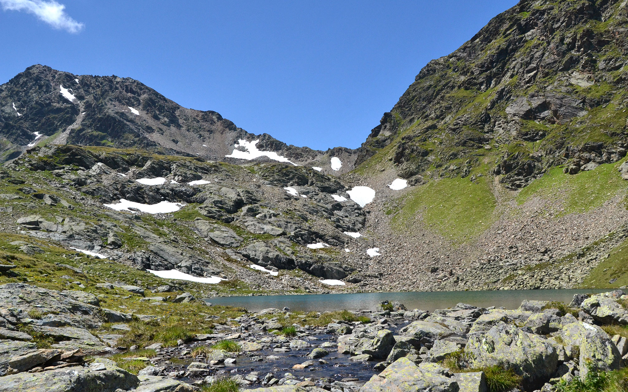 Bergwanderung zu den Spinnseen in Fiss